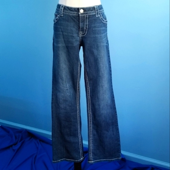 Paisley sky 12 bling flap pocket jeans - Picture 6 of 11